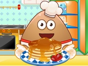 play Pou Cooking Pancakes