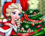 play Elsa'S Christmas Home