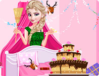 play Princess Elsa Birthday Cleaning