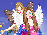 play Barbie Night Fairy Dressup