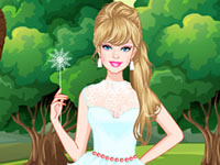 play Barbie White Swan Bride