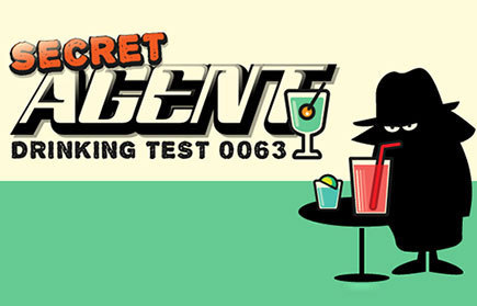 Secret Agent Drinking