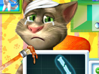 play Talking Tom Arm Surgery