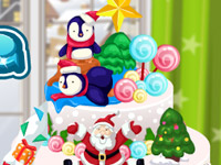 play Christmas Cake Decoration Kissing