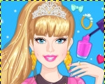 play Barbie Prom Nails Designer