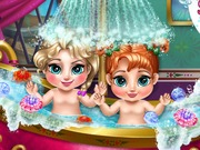 play Frozen Baby Bath Kissing
