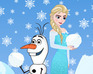 Elsa Vs Olaf Snowball Fight