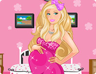 play Pregnant Barbie Room