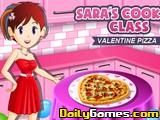play Saras Cooking Class Valentine Pizza