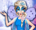 Elsa Face Tattoo game