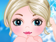 play Elsa Having A Baby Kissing