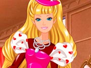 play Barbies Valentines Patchwork Dress