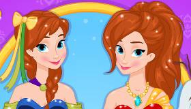 play Frozen Anna Dress Up