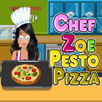 play Chef Zoe Pesto Pizza