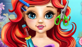 play Baby Ariel Real Haircuts