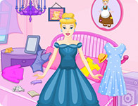play Princess Cinderella Messy Room