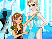 play Frozen Elsa Swimwear Design