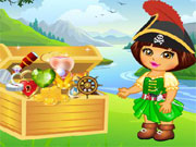play Dora Pirate Treasure Finding