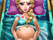 play Pregnant Elsa Emergency