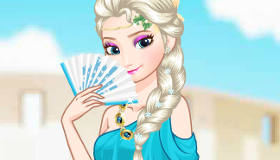 play Elsa Round The World Dress Up