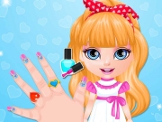 play Baby Barbie Diy Ombre Nails