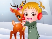 Baby Hazel Reindeer Surprise