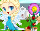Baby Elsa Flower Care game