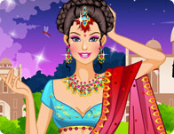 play Barbie Sari Dress Up