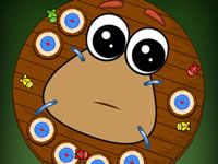 play Pou Dart Wheel