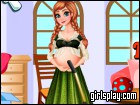 play Pregnant Anna Room Cleaning