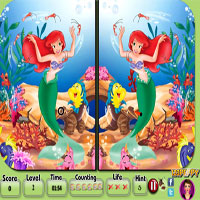 play Princess Ariel - Spot The Difference
