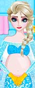 play Pregnant Elsa Bathroom Cleaning