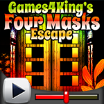 play G4K Four Masks Escape Game Walkthrough