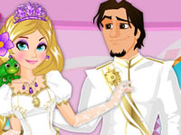 play Rapunzel Wedding Dress