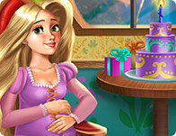 Pregnant Rapunzel Baby Shower