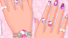 play Hello Kitty Nails