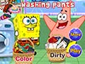 Spongebob And Patrick Star Washing Pants