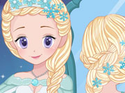play Elsa Real Wedding Braids Kissing