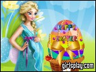 play Pregnant Elsa Easter Egg