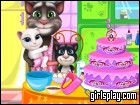 play Tom Family Cooking Cake