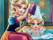 play Elsa Baby Wash