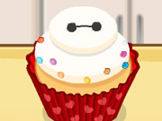 Cute Baymax Cupcake