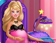 play Pregnant Barbie Maternity Deco