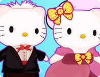 play Hello Kitty Wedding Doll House Decor