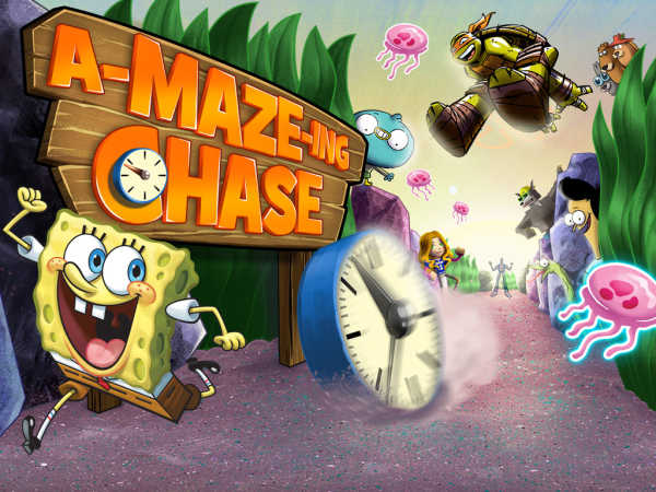 play Nickelodeon: The A-Maze-Ing Chase