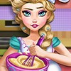 play Play Pregnant Elsa Baking Pancakes