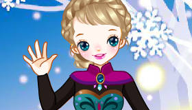 play Frozen Queen Elsa Dress Up