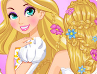 play Rapunzel Wedding Braids School