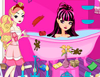 play Ever After High Bathroom Cleaning