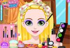 play Rapunzel Glittery Makeup